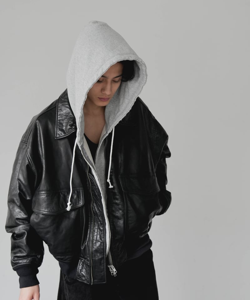 VINTAGE COW LEATHER BLOUSON | CTHY