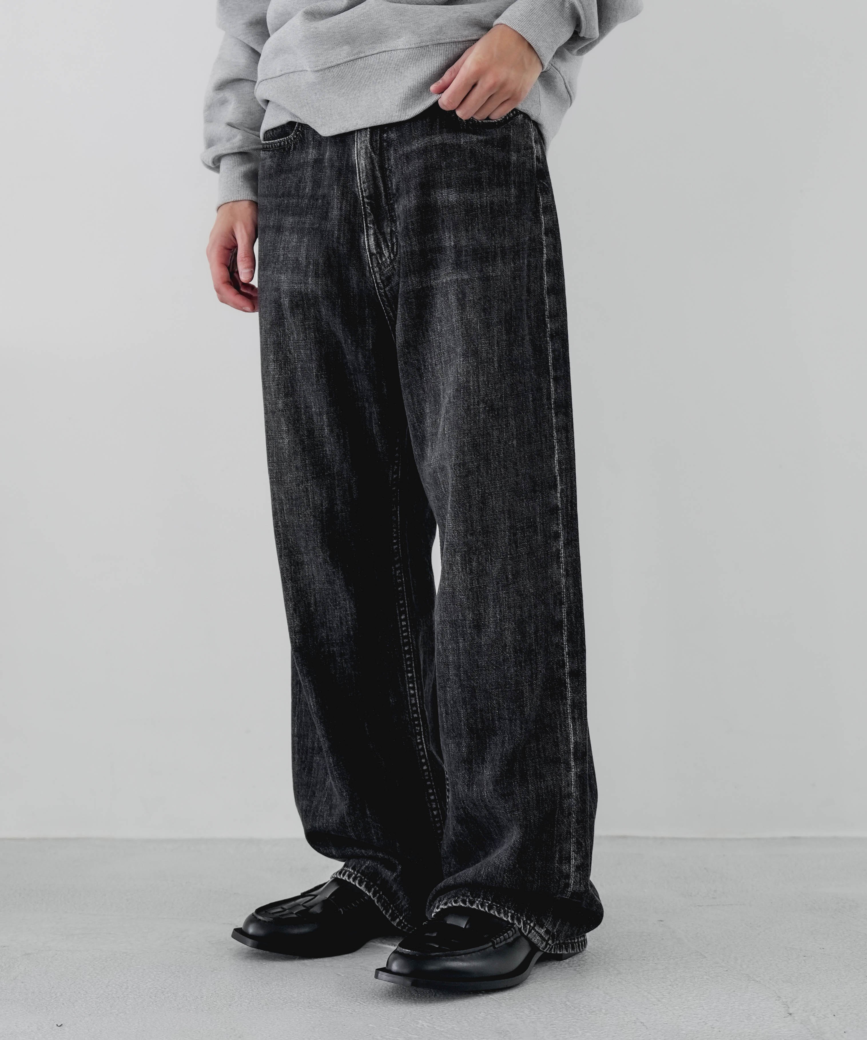 超甘撚り VINTAGE BAGGY JEANS by KUROKI | CTHY