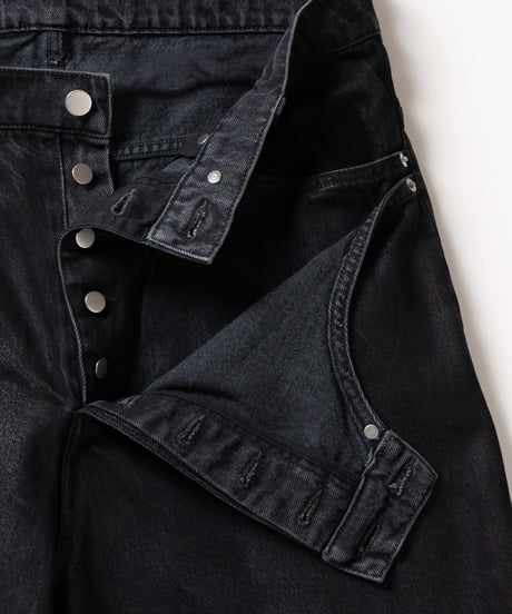 [VEIN27SS] 11oz DENIM COATED LAYERED BAGGY JEANS