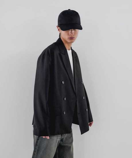 TWILL DOUBLE BREASTED JACKET