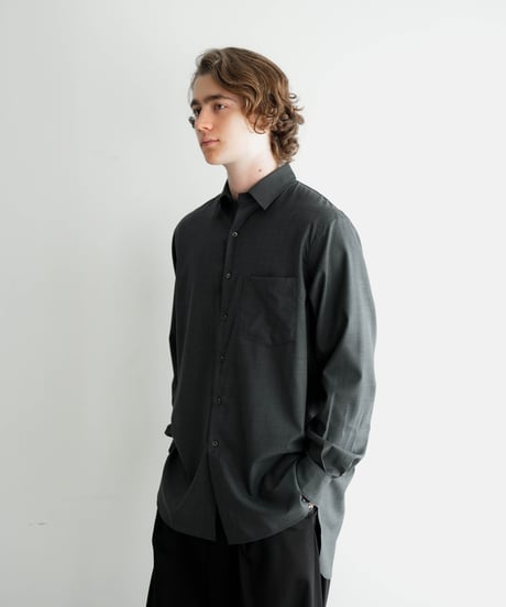 LUXURY MATERIAL CLASSIC SHIRT by Super140’s BISHU WOOL