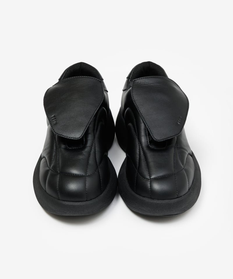 VEIN27SS] COW LEATHER PUFFER CLEAT TRAINER | CTHY
