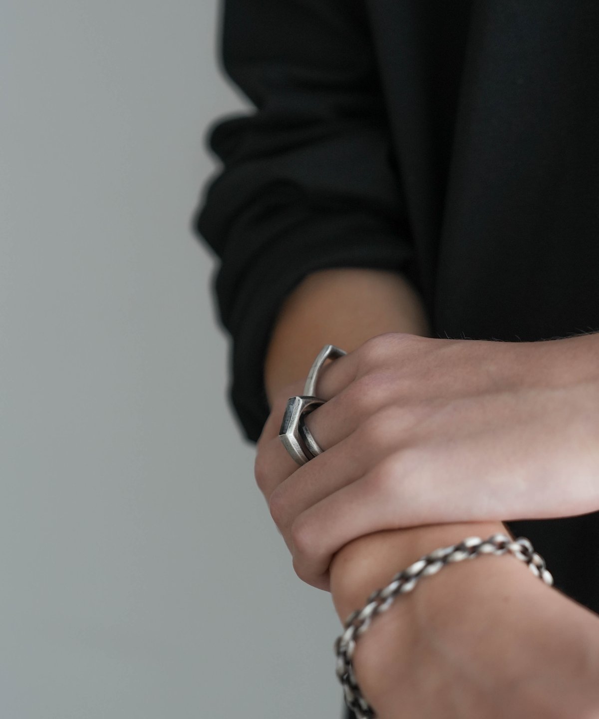 新品未使用】CTHY RING [LARVIKITE] ANTIQUE 15号