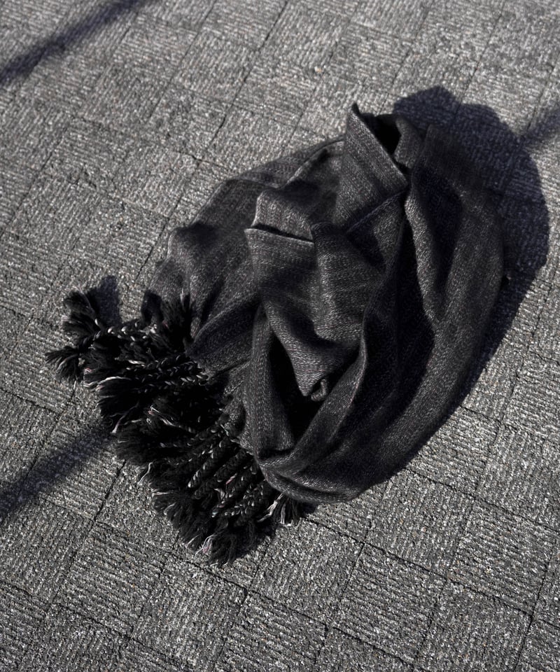 CTHY】YAK WOOL FRINGE STOLE【サンプル】
