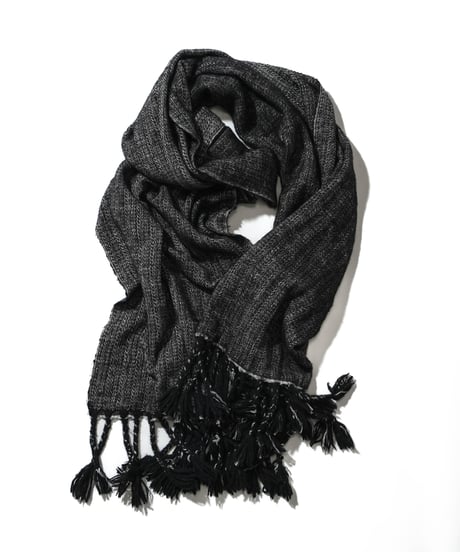HIGH-END YAK WOOL FRINGE STOLE