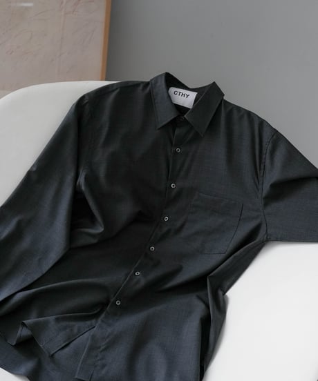 LUXURY MATERIAL CLASSIC SHIRT by Super140’s BISHU WOOL