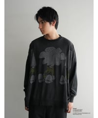 【CTHY+PEANUTSxDISCOVERED】PIGMENT DYED MOCKNECK CUTSEW