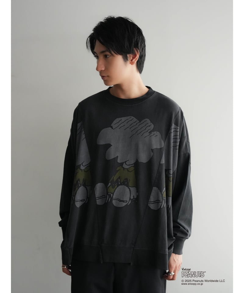 CTHY+PEANUTSxDISCOVERED】PIGMENT DYED MOCKNECK