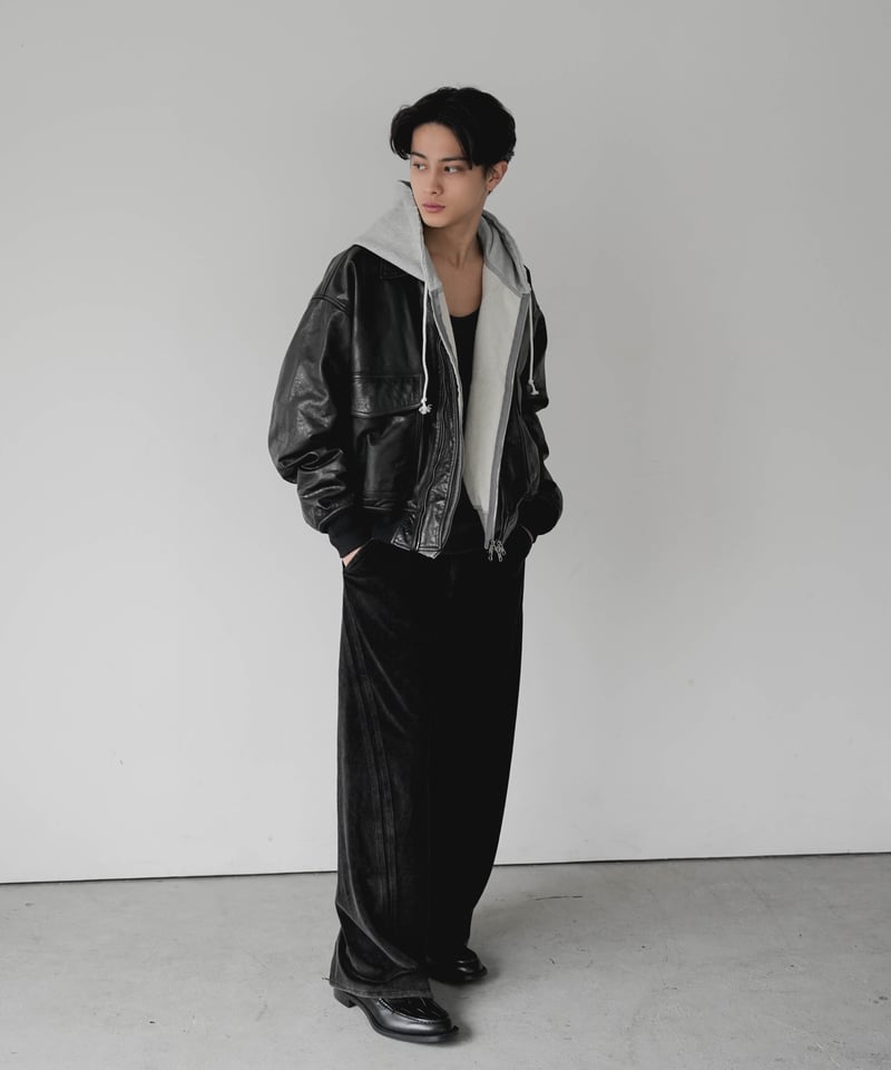 VINTAGE COW LEATHER BLOUSON | CTHY