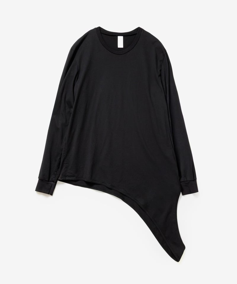 VEIN26AW]100/3 SUEDE JERSEY LAYERED L/S TEE |