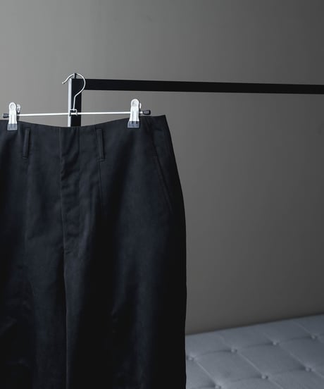 SEA ISLAND MICROFIBER SUEDE DRAPE TROUSERS