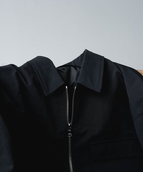 LUXURY MATERIAL LIMONTA NYLON riri-ZIP SHIRTS JACKET