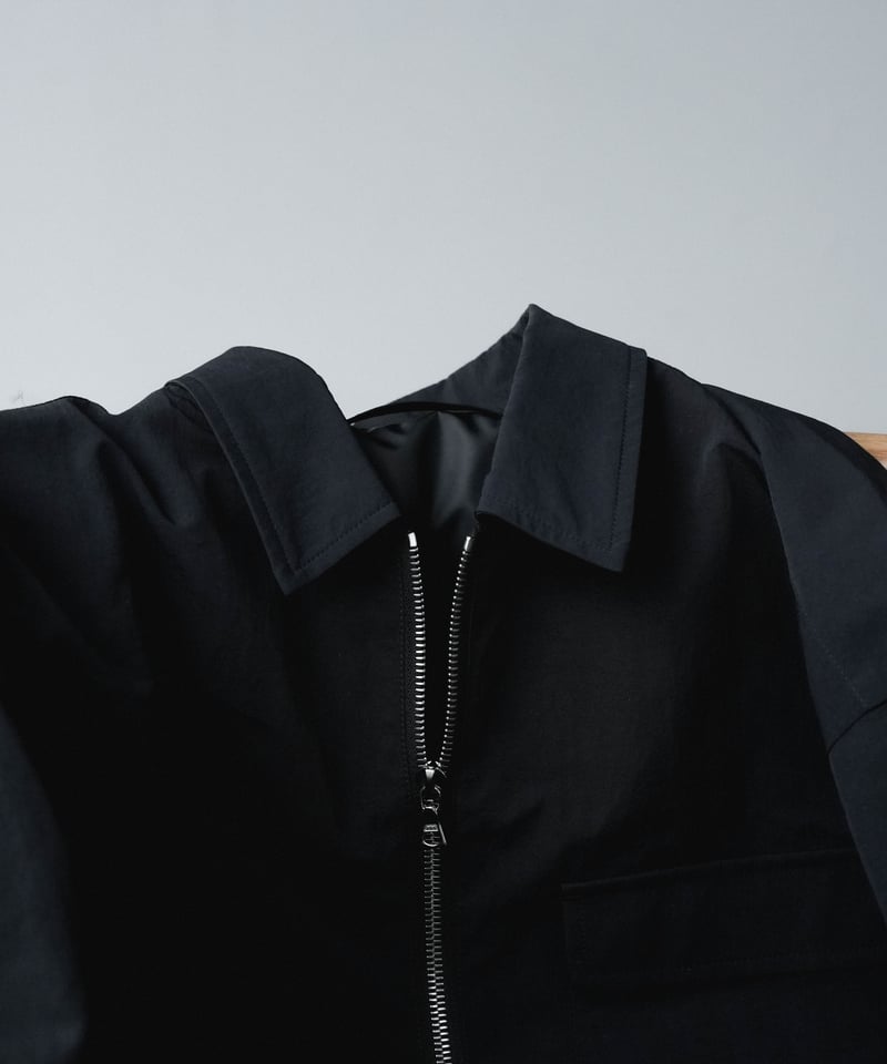 LUXURY MATERIAL LIMONTA NYLON riri-ZIP SHIRTS J
