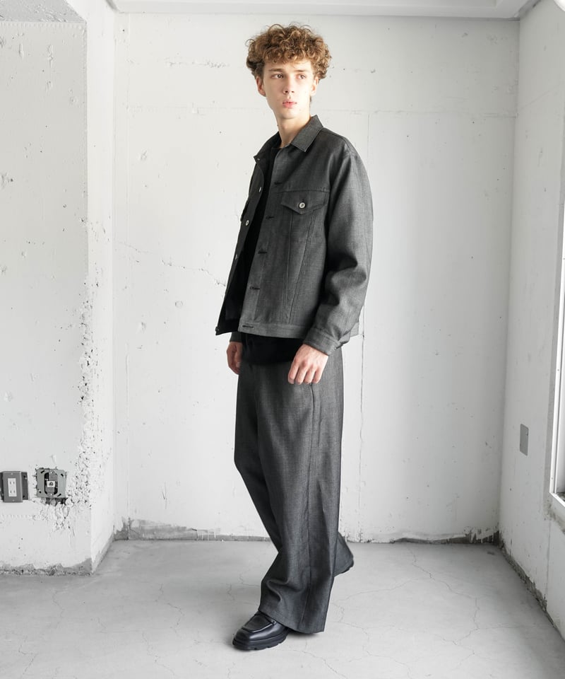 【CTHY】WOOL DENIM OVER COAT CTHY】WOOL DENIM OVER COAT WOOL DENIM JACKET | CTHY