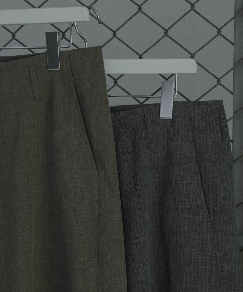 【試着のみ】CTHY MARBLING WIDE TROUSERS サイズ2 試着のみ】CTHY MARBLING WIDE TROUSERS サイズ2