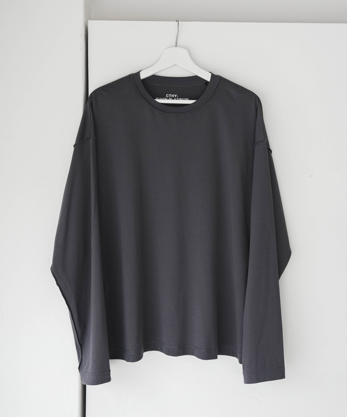 CTHY】スビンプラチナムロングカットソー サイズ2 ブラック CTHY SUVIN