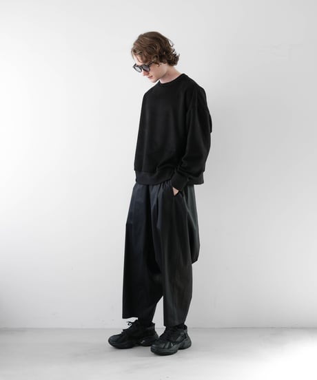 COATING Supima Cotton WIDE SAROUEL UNCLE PANTS