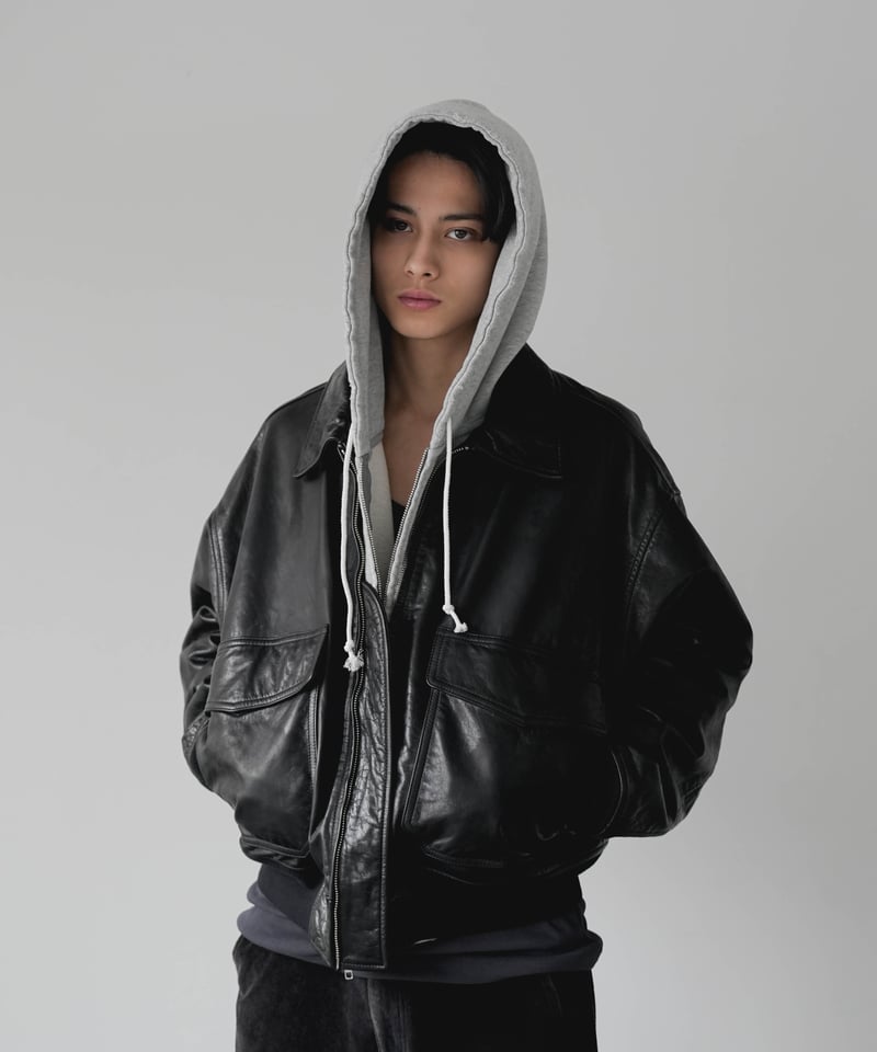 VINTAGE COW LEATHER BLOUSON | CTHY