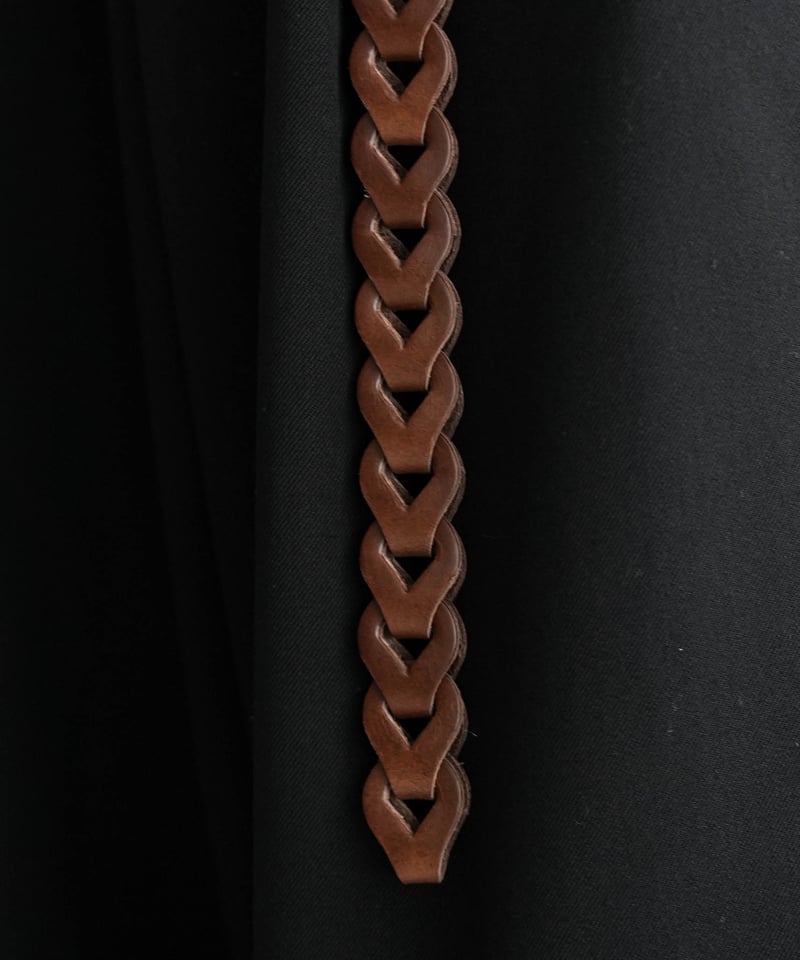 【CTHY】LUXURY MATERIAL CHAIN LONGベルト LUXURY MATERIAL CHAIN LONG BUTTERO LEATHER BELT