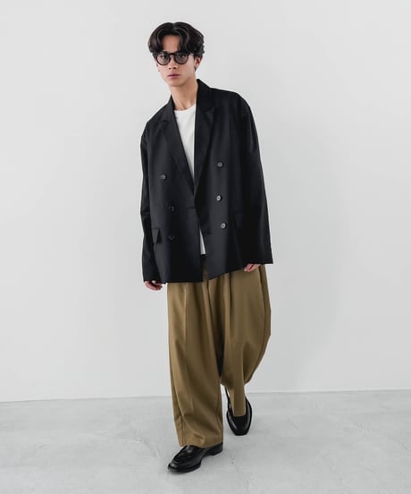 TWILL DOUBLE BREASTED JACKET