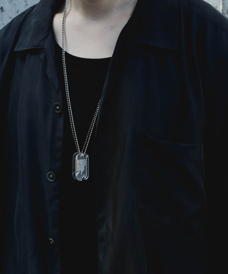 VINTAGE DOGTAG LONG NECKLACE by artisan