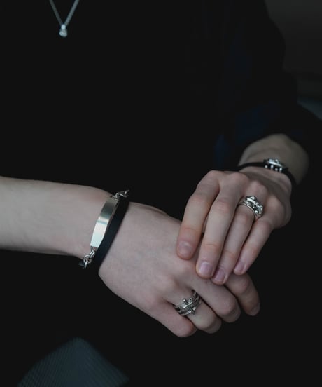 MULTILAYER CROSS RING by artisan