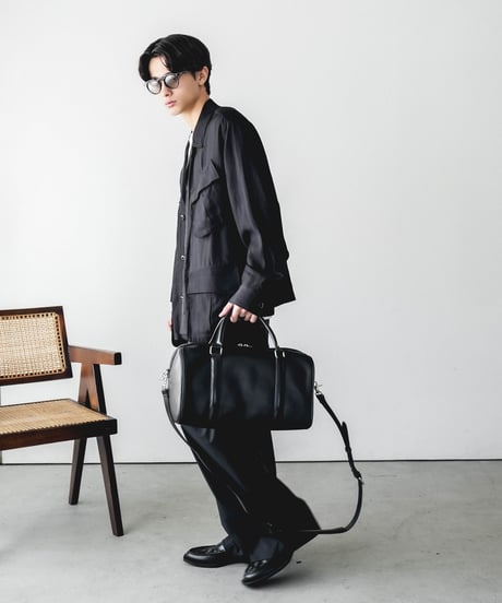 HIGH-END VISCOSE LINEN DRAPE FATIGUE JACKET