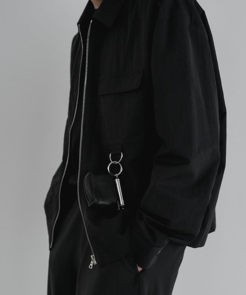 LUXURY MATERIAL LIMONTA NYLON riri-ZIP SHIRTS J