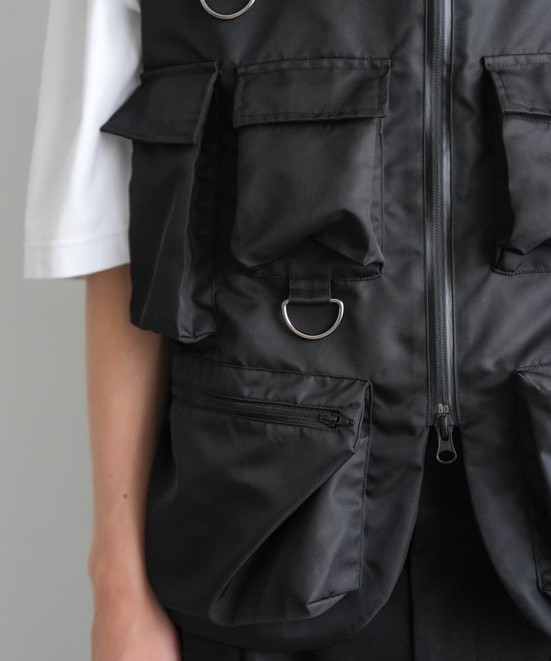 LUXURY MATERIAL MULTI TECH VEST by LIMONTA ITAL