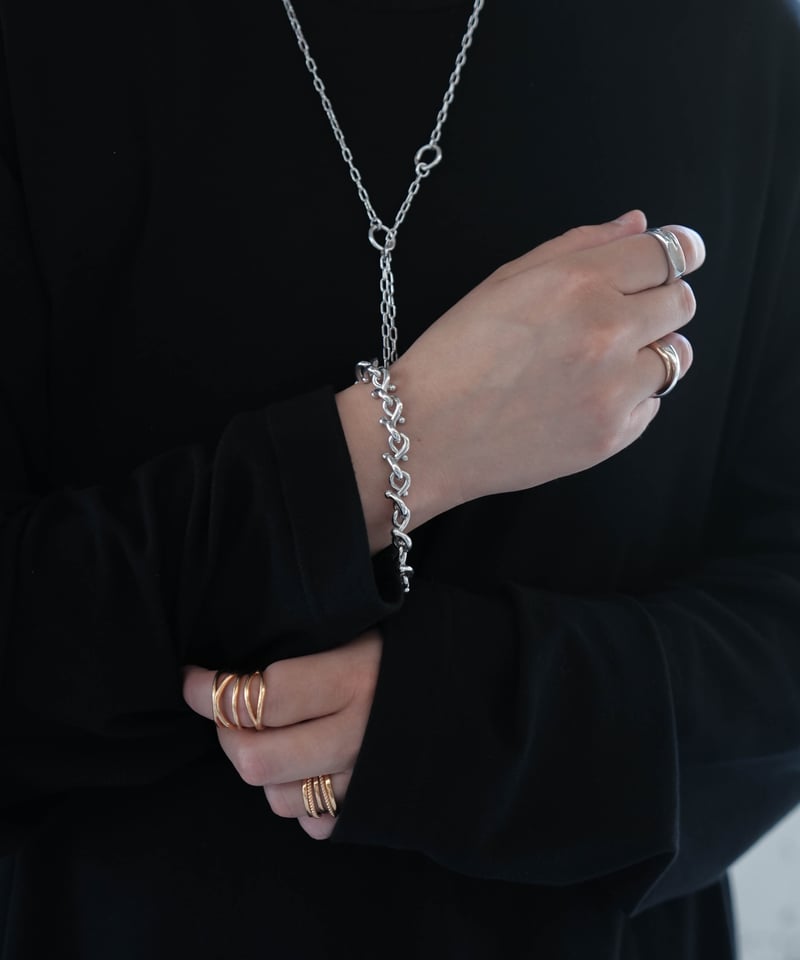 新品】CTHY GIMMEL RING ギメルリング 二連 ブラック 17号