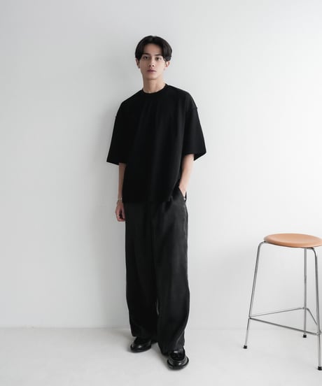 LUXURY MATERIAL SUVIN PLATINUM  H/S TEE 【LOOSE】