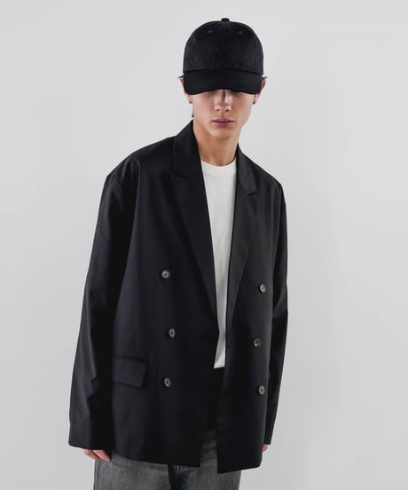 TWILL DOUBLE BREASTED JACKET