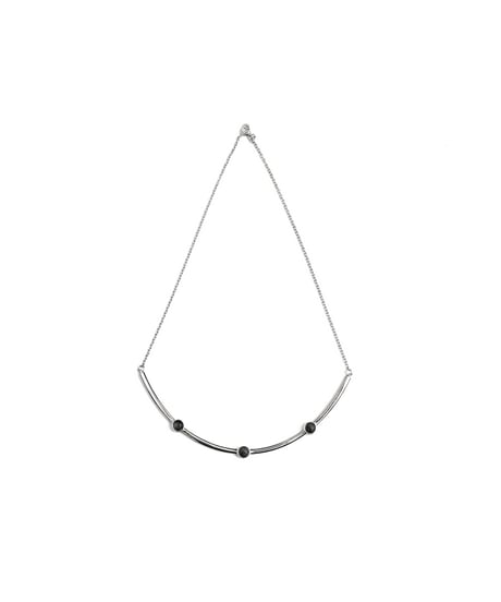 HIGH-END STONE SILVER NECKLACE