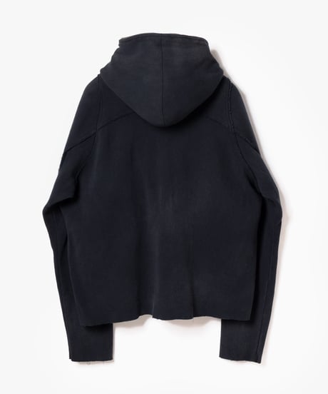 [VEIN27SS] HIGH GAUGE WAFFLE LAYERED ZIPUP HOODIE
