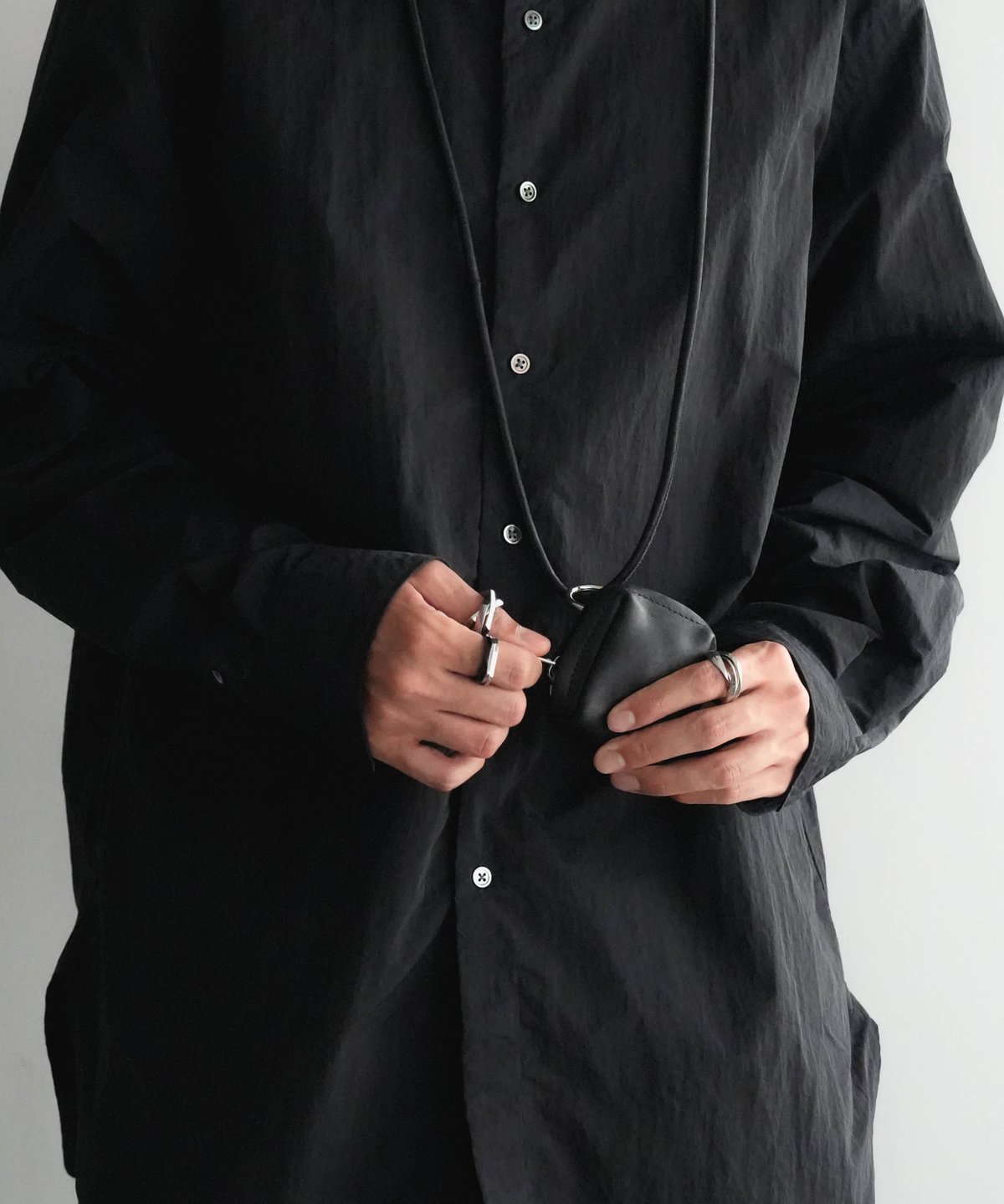 LUXURY MATERIAL NANO BAG by GUIDI | CTHY