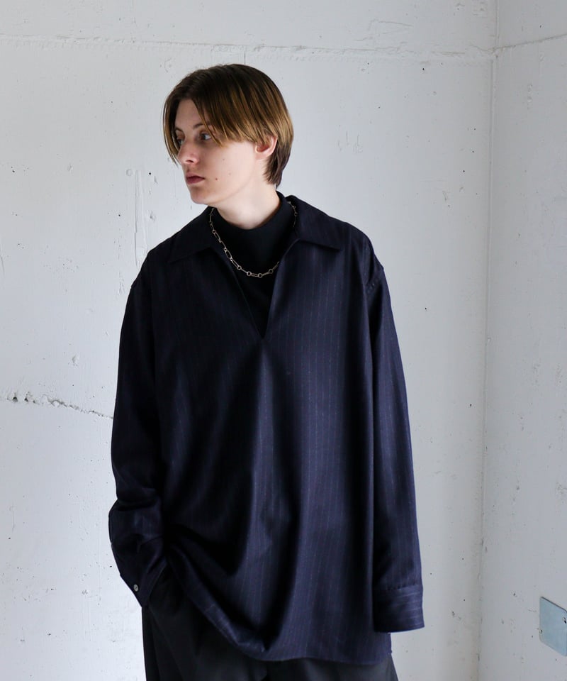 HBEAUTY&YOUTH WOOL FLANNEL BOX SHIRT HBEAUTY&YOUTH WOOL FLANNEL