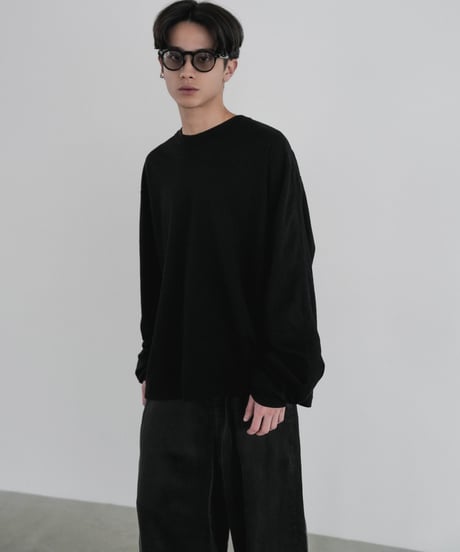 【CTHY + VEIN】 LUXURY MATERIAL SUVIN PLATINUM LONG SLEEVE CUTSEW