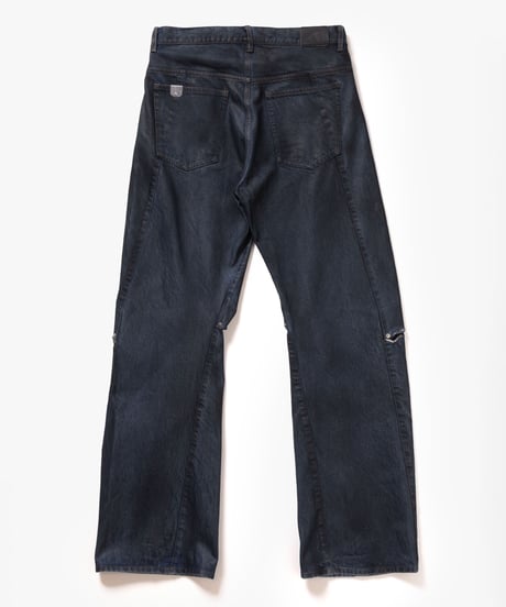 [VEIN27SS] 14oz DENIM COATED 3D CUT-OFF JEANS