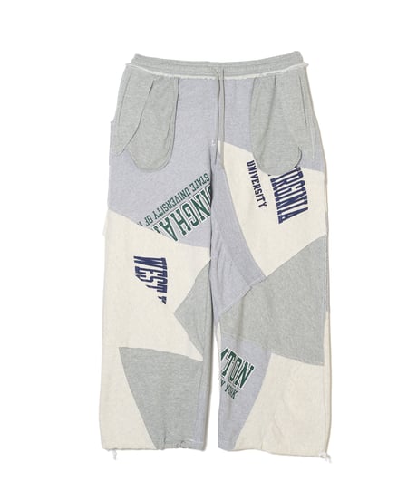 [DISCOVERED27SS] COLLEGE PATCHWORK PANTS