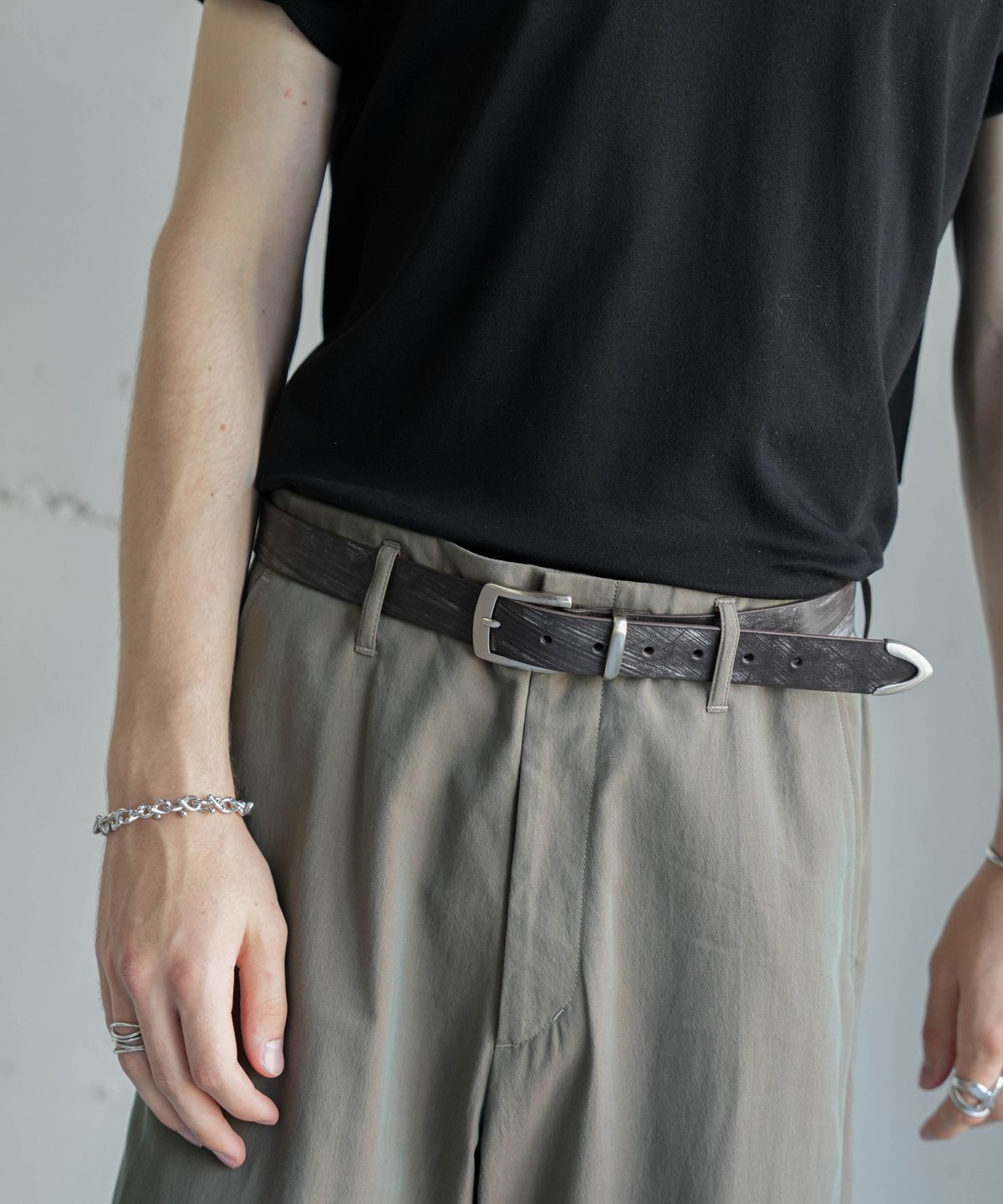 LUXURY MATERIAL BRIDLE LEATHER BELT | CTHY