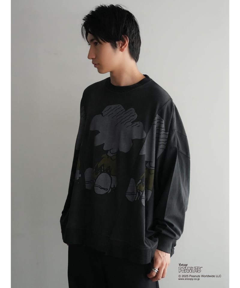 CTHY+PEANUTSxDISCOVERED】PIGMENT DYED MOCKNECK
