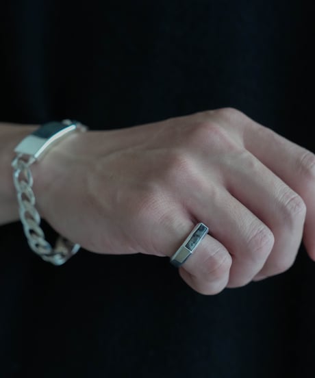 CTHY RING “LARVIKITE” / “BLACK ONYX” / “RED TIGER’S EYE”