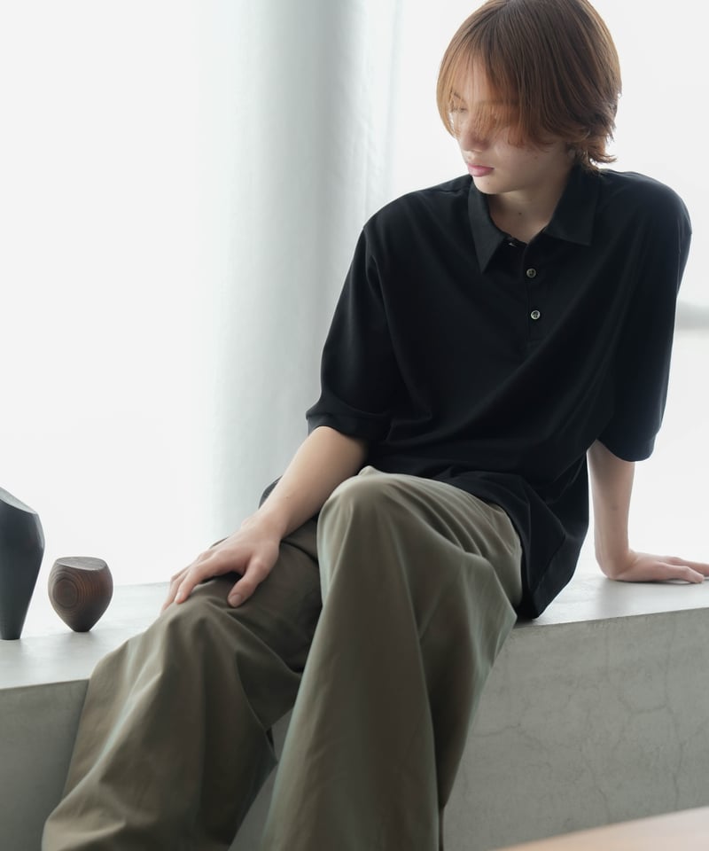 新品未開封 CTHY SUVIN PLATINUM POLO SHIRT 黒 SUVIN PLATINUM POLO SHIRT | CTHY