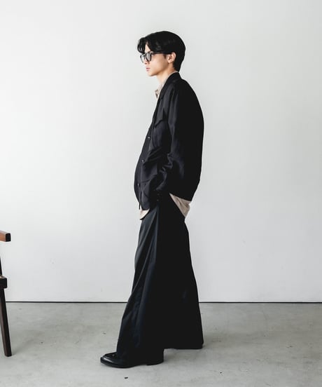 HIGH-END VISCOSE LINEN DRAPE FATIGUE JACKET
