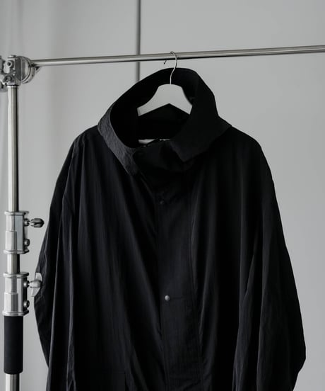 LUXURY MATERIAL HOODED COAT by LIMONTA ITALY FABRIC