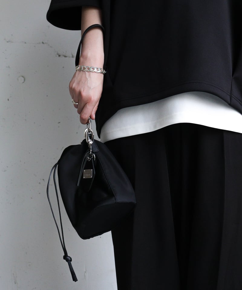 CTHY LIMONTA NYLON DRAWSTRING BAG - ショルダーバッグ