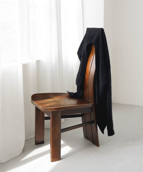 FOX SILK WOOL SHAGGY KNIT CARDIGAN