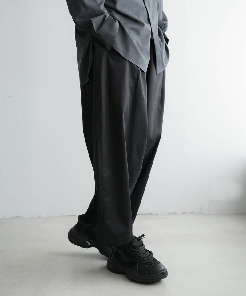 【新品未使用】CTHY ワイドサルエルアンクルパンツ ブラック　サイズ3 CTHY ワイドサルエルアンクルパンツ ブラック サイズ1 - メルカリ
