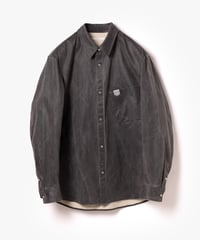 [VEIN27SS] CRACK COATING CLOTH SHIRT BAG