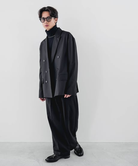 TWILL DOUBLE BREASTED JACKET